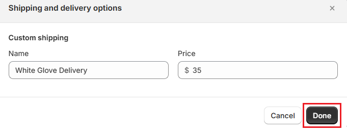 Screenshot of OrderPilot Create Quote-Add Shipping or Delivery Information
