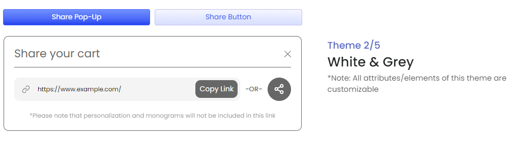 White &amp; Grey Theme